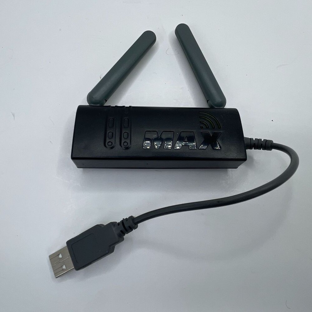 Datel Wireless N Networking Adapter MAX for Xbox 360 USB Dual Antenna Black
